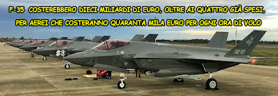 F35 Non si tagliano Inutili e Costosi