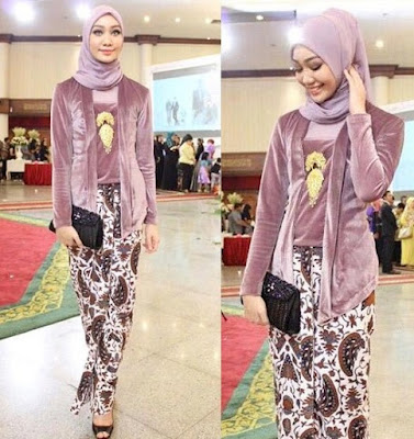 tutorial model hijab kebaya kutu baru terbaru