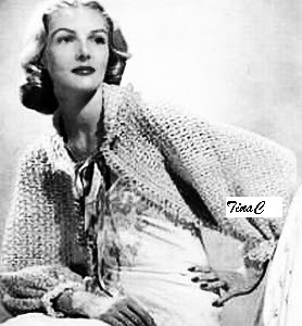 The Vintage Pattern Files: Free 1940's Crochet Pattern - Easy Crochet Shrug