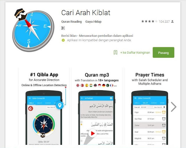 Cari Arah Kiblat