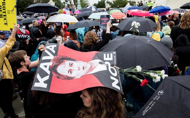 'Men Are Trash' vs. 'I Stand With Brett': Wild scene at the Capitol for Kavanaugh drama