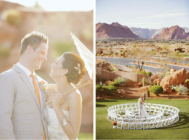 Gorgeous Tangerine Tango Wedding Inspiration