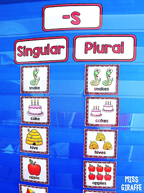 Singular vs plural nouns activities and awesome explanation of the rules