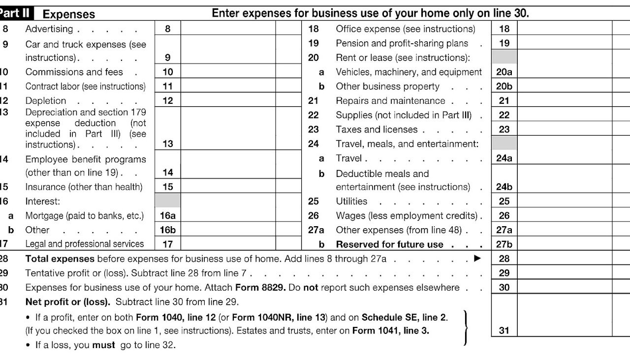Self Employed Income Tax Deductions