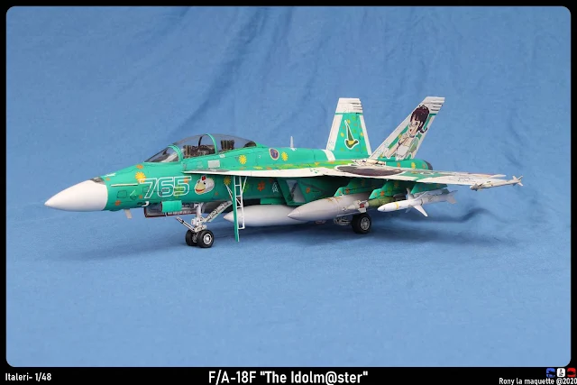 Maquette du F/A-18F "The Idomaster"  au 1/48.