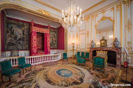 foto interior Istana Chateau de Chambord di Prancis