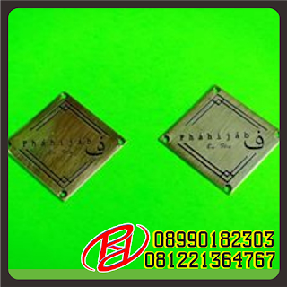 PLAT LABEL STAINLLES | PLAT LABEL LOGAM ALLOY | PLAT LABEL BAHAN KUNINGAN