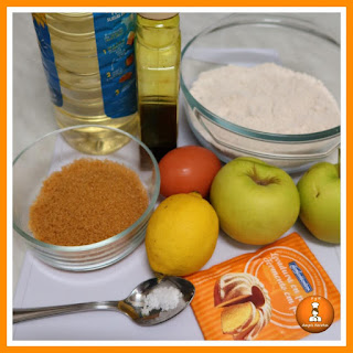Galletas caseras de avena y manzana Ingredientes