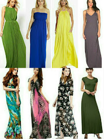 Types of maxi dresses