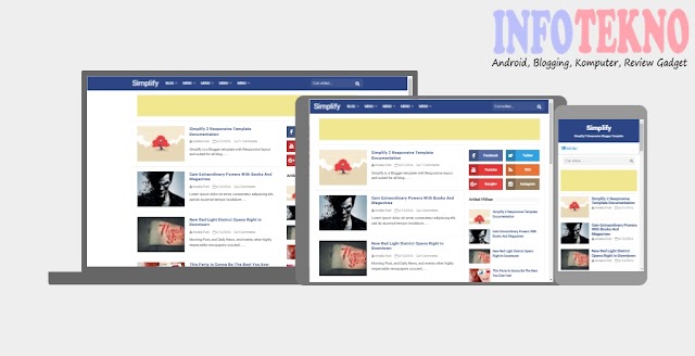 20 Template Blog Gratis Ringan dan Responsive Terbaru Blogspot