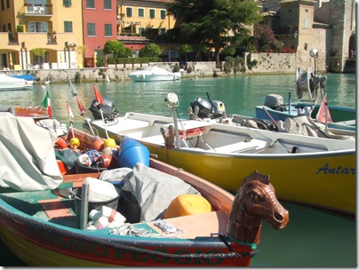 barche sul garda
