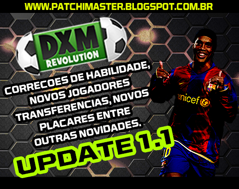 UPDATE PATCH DXM REVOLUTION Mega + Mediafire + Torrent [PES 6]