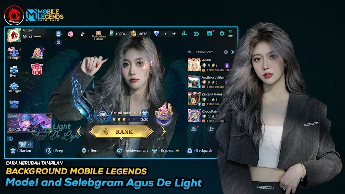 Background ML Terbaru Korean Beautiful Young Model Agust De Light