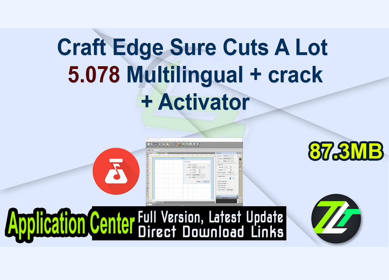 Craft Edge Sure Cuts A Lot 5.078 Multilingual + crack + Activator