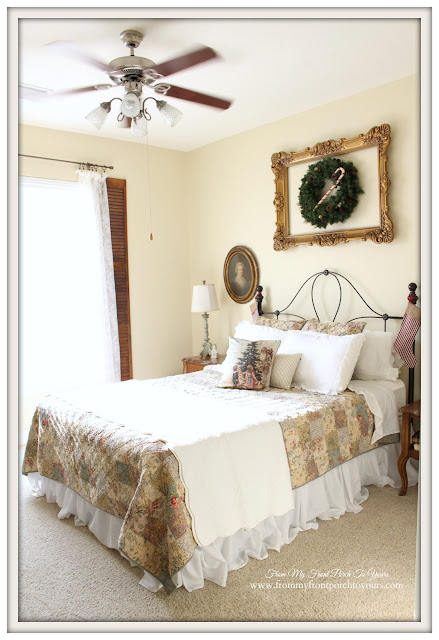 Christmas Guest Bedroom-Farmhouse-Cottage Style-From My Front Porch To Yours