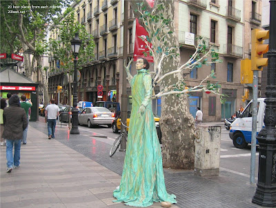 Wonder of La Rambla street latest photos 2012