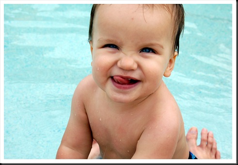 baby pool with dad-2
