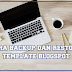 Cara Mudah Backup dan Restore Template Blogspot