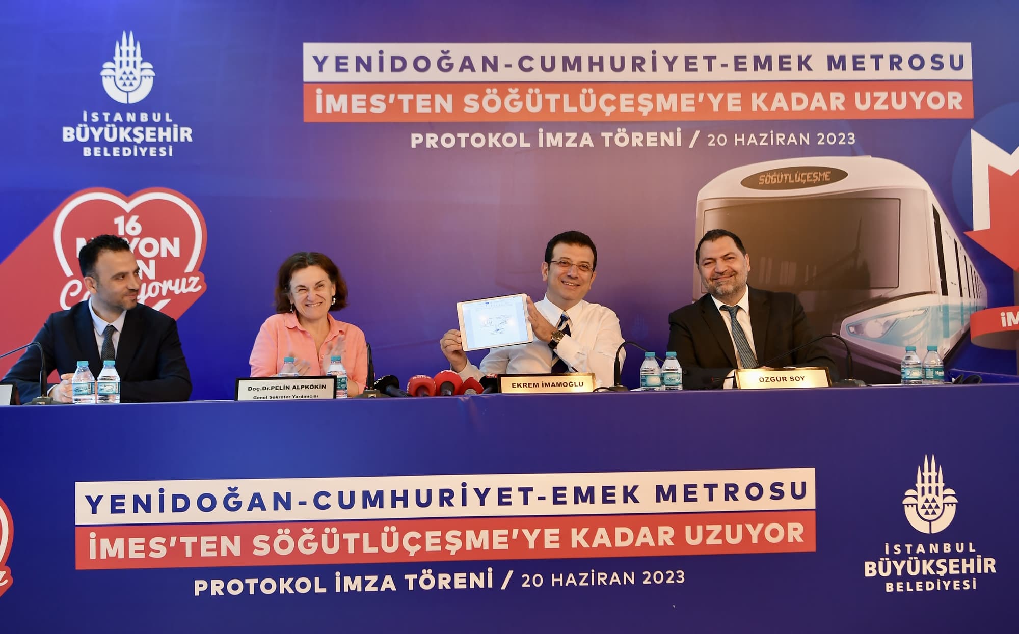 Yenidoğan - Söğütlüçeşme (M13) metrosu açıklandı