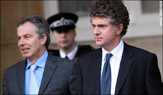 Tony Blair and his chief-of-staff Jonathan Powell