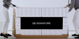 Walpaper TV LG Signature OLED TV 65W8