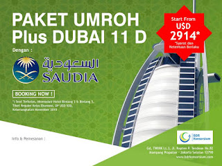 Paket Umroh Plus Dubai