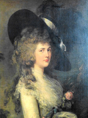 Georgiana, Duchess of Devonshire  by Thomas Gainsborough  in South Sketch Gallery, Chatsworth