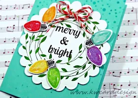 Sunny Studio Stamps: Merry Sentiments Card by Kari Webster