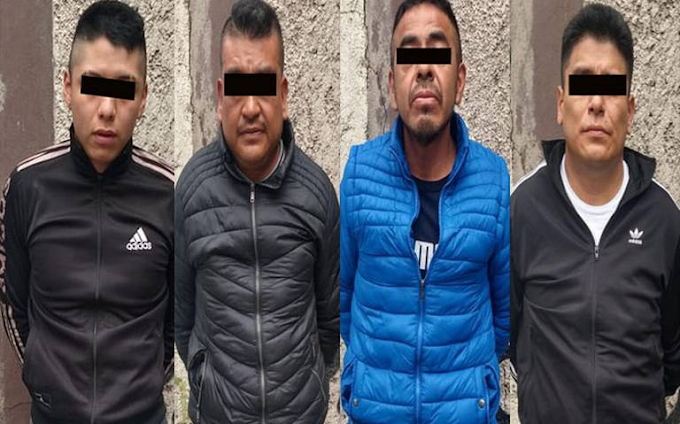 Arrestan a cuatro sujetos involucrados por robo a transeúnte
