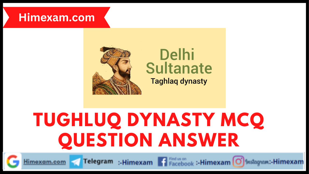 Tughluq Dynasty MCQ Question Answer