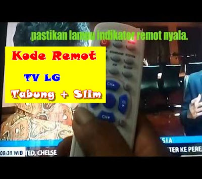 kode remot tv lg tabung dan slim