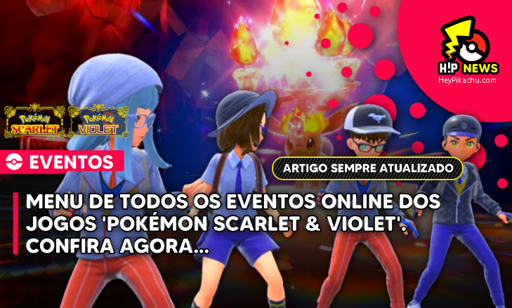 Gráfico do tipo Pokemon Scarlet e Violet para todos os pontos