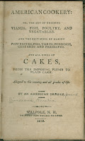 The title-page for "American Cookery."