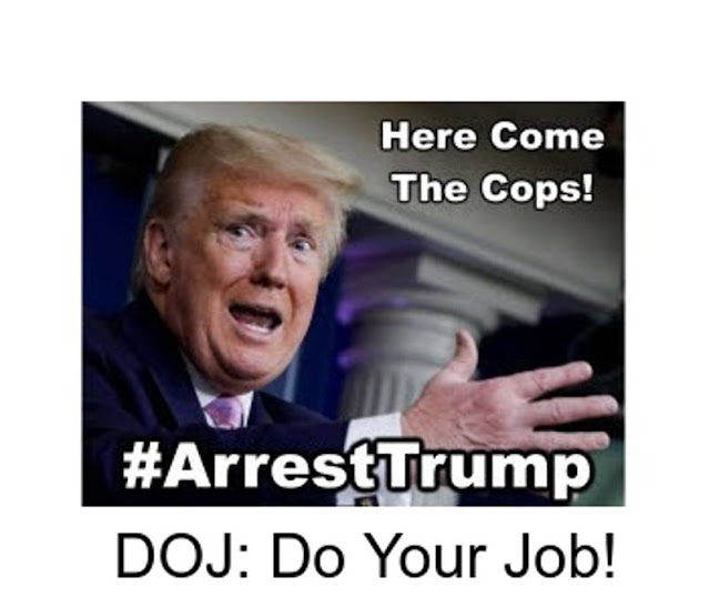#ArrestTrump - meme - fear in his eyes - gvan42