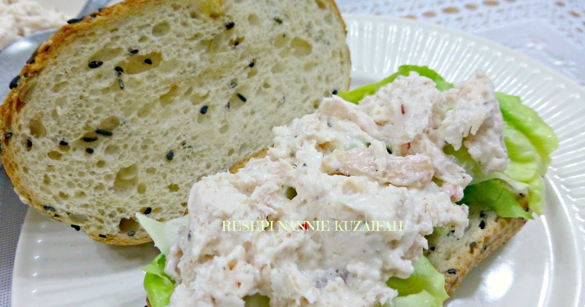 RESEPI NENNIE KHUZAIFAH: Sandwich ayam mayonis