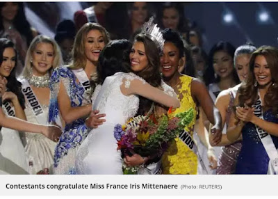 Miss France, Iris Mittenaere, 24, wins Miss Universe 2017