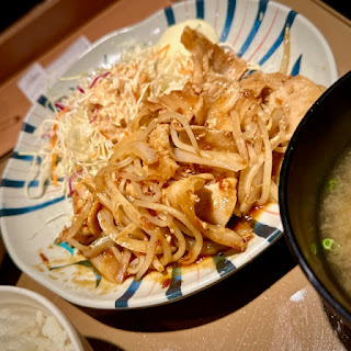 やよい軒で生姜焼き定食