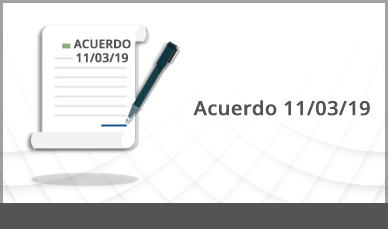  acuerdo numero 11/03/19