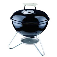 Weber 10020 Smokey Joe Silver Charcoal Grill, Black