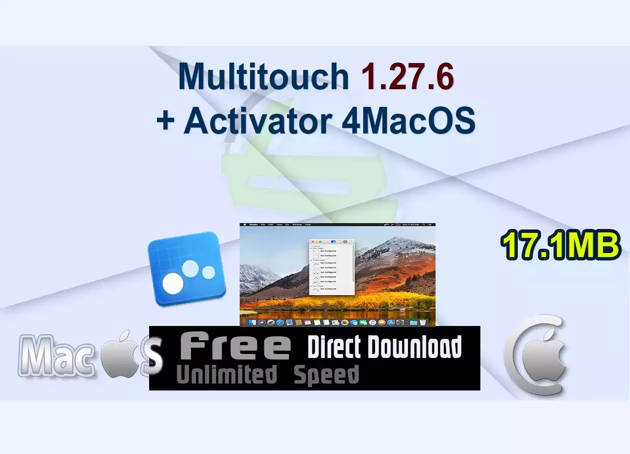 Multitouch 1.27.6+ Activator 4MacOS