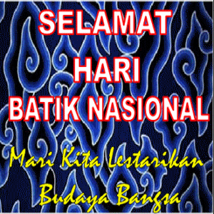 Kumpulan Gambar Batik Ucapan Hari Batik Nasional  Kata 