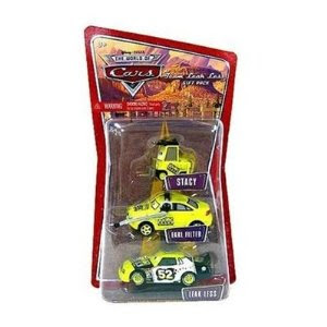 Disney Pixar Cars Toys - Disney / Pixar CARS 1:55 Die Cast Figure 3-Pack Team Leak Less (Stacy, Earl Filter and Leak Less)