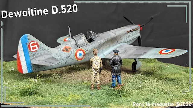 Dewoitine D.520 de Tamiya au 1/48.