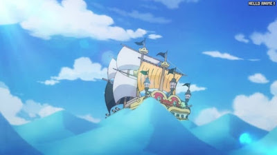 ワンピース アニメ 1076話 ロックス海賊団 海賊船 ONE PIECE Episode 1076