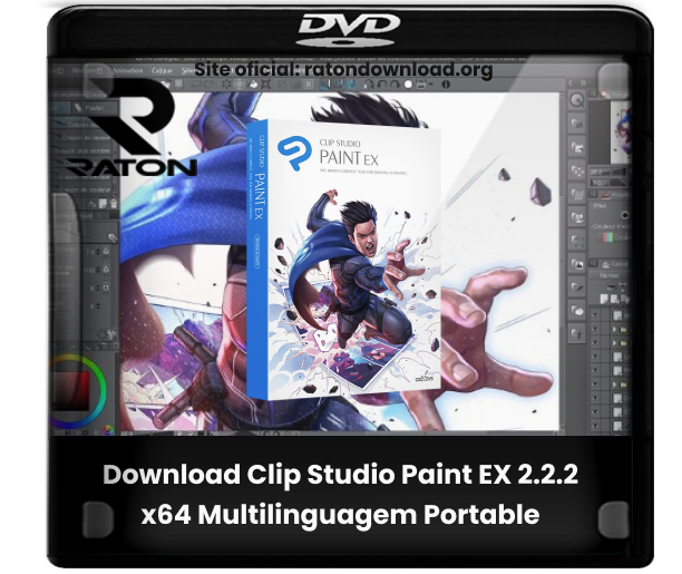 Download Clip Studio Paint EX 2.2.2 x64 Multilinguagem Portable