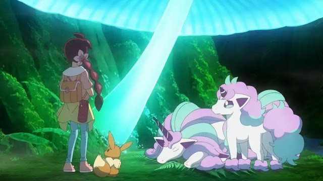 Pokémon viajes maestros capitulo 7: ¡El cuento de ti y el bosque lumirinto!