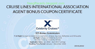 Free Printable Celebrity Cruises Coupons