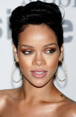 Rihanna Gold Hoops Earrings