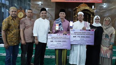 Pos Indonesia Bantu Program ATM Beras  Melalui TJSL