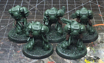 Dark Angels Heavy Intercessor Squad WIP